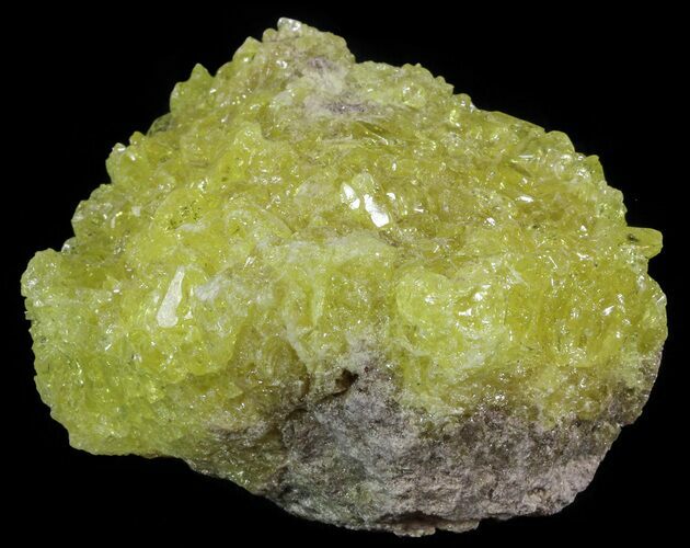 Sulfur Crystals on Matrix - Bolivia #51572